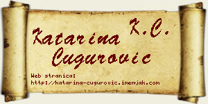 Katarina Čugurović vizit kartica